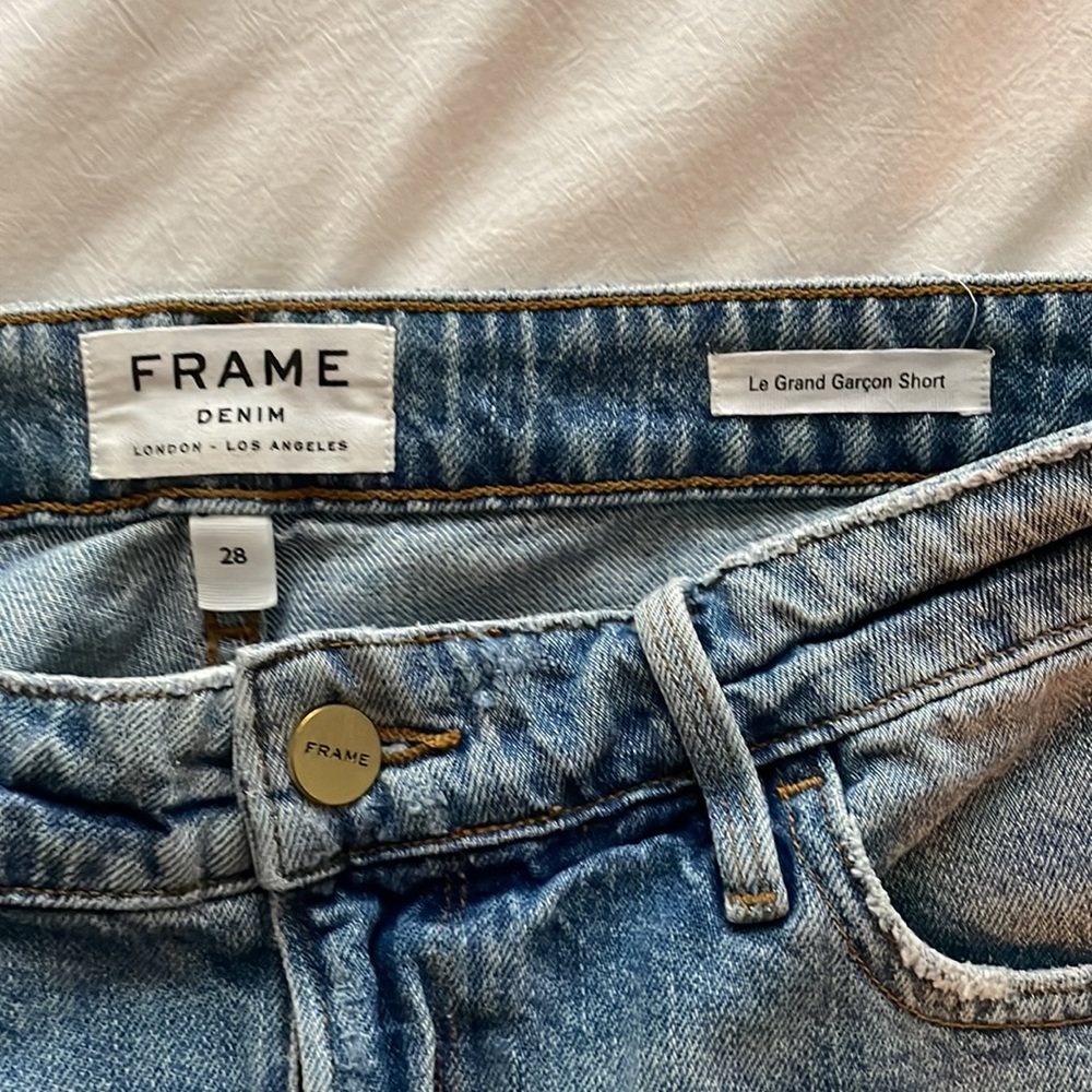 Frame Denim Le Grand Garçon Short - Picture 3 of 5